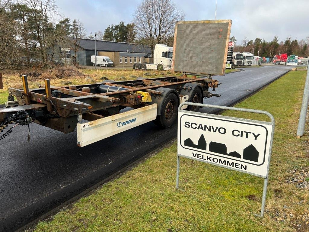 Krone ZZW 18 EL containerlåse - zepro lift - Ρυμούλκα μεταφοράς εμπορευματοκιβωτίων/ Κινητό αμάξωμα: φωτογραφία 1 Krone ZZW 18 EL containerlåse - zepro lift - Ρυμούλκα μεταφοράς εμπορευματοκιβωτίων/ Κινητό αμάξωμα: φωτογραφία 1