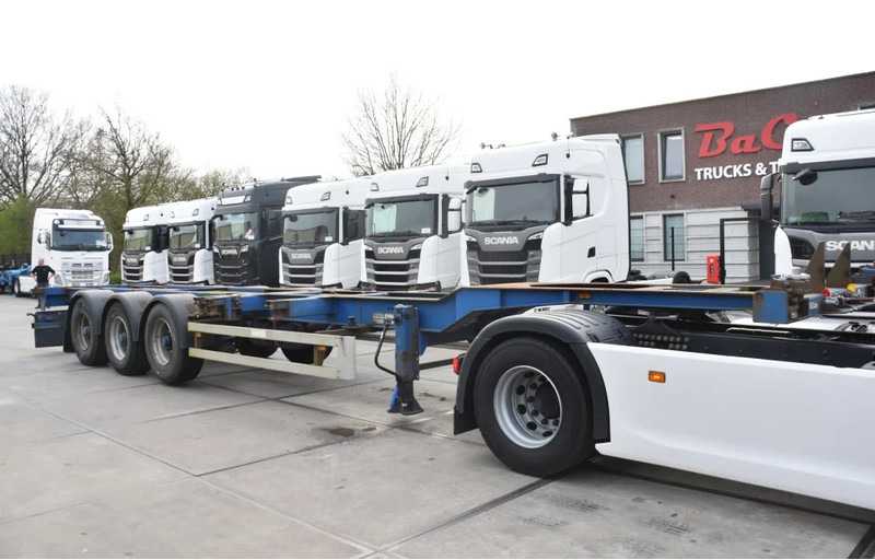 Επικαθήμενο μεταφοράς εμπορευματοκιβωτίων/ Κινητό αμάξωμα Renders - BPW AXLES - LIFT AXLE - DRUM BRAKES - EXTENDABLE REAR -: φωτογραφία 1