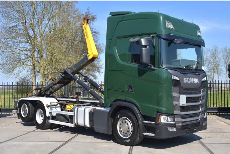 Scania S500 NGS 6x2*4 - HOOKLIFT SYSTEM - RETARDER - 313 TKM - PARK. AIRCO - WHEELBASE: 475 CM - PTO - GOOD CONDITION - - Φορτηγό φόρτωσης γάντζου: φωτογραφία 1 Scania S500 NGS 6x2*4 - HOOKLIFT SYSTEM - RETARDER - 313 TKM - PARK. AIRCO - WHEELBASE: 475 CM - PTO - GOOD CONDITION - - Φορτηγό φόρτωσης γάντζου: φωτογραφία 1