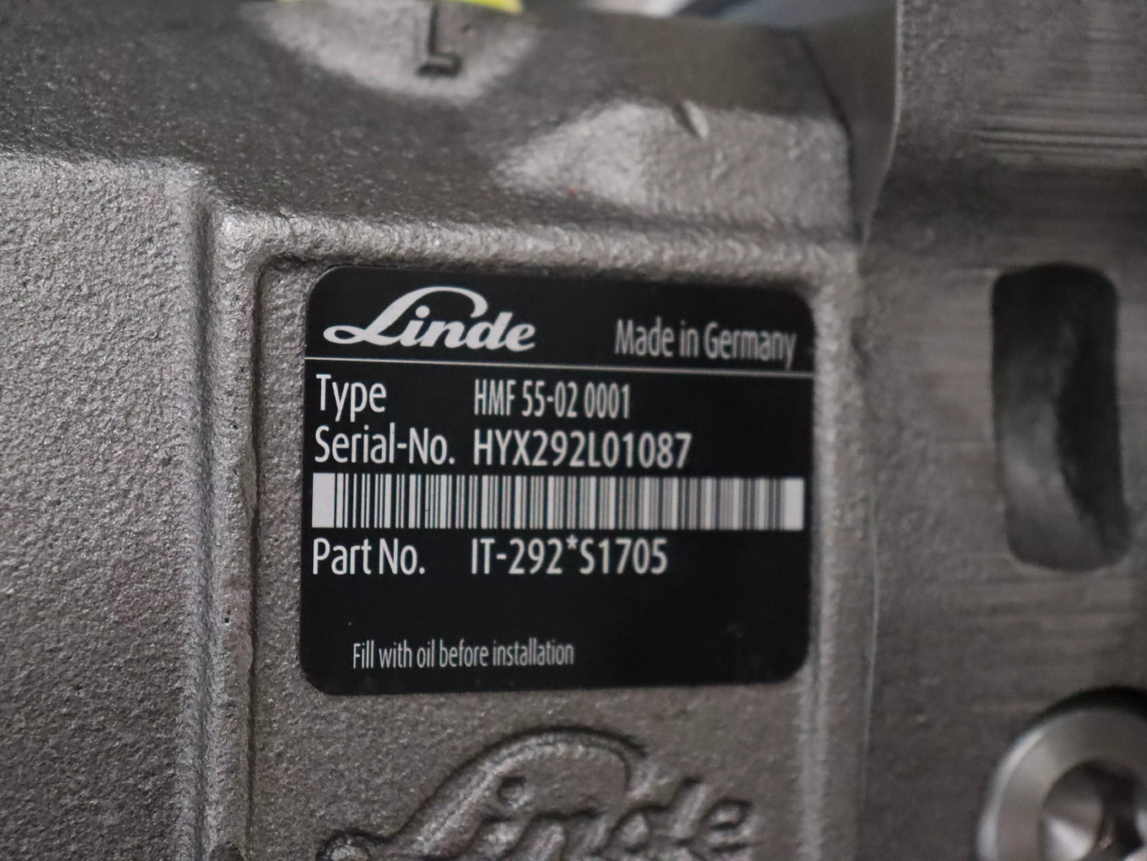 Linde HMF 55-02 - Υδραυλικός κινητήρας για Ανυψωτικό μηχάνημα: φωτογραφία 3 Linde HMF 55-02 - Υδραυλικός κινητήρας για Ανυψωτικό μηχάνημα: φωτογραφία 3