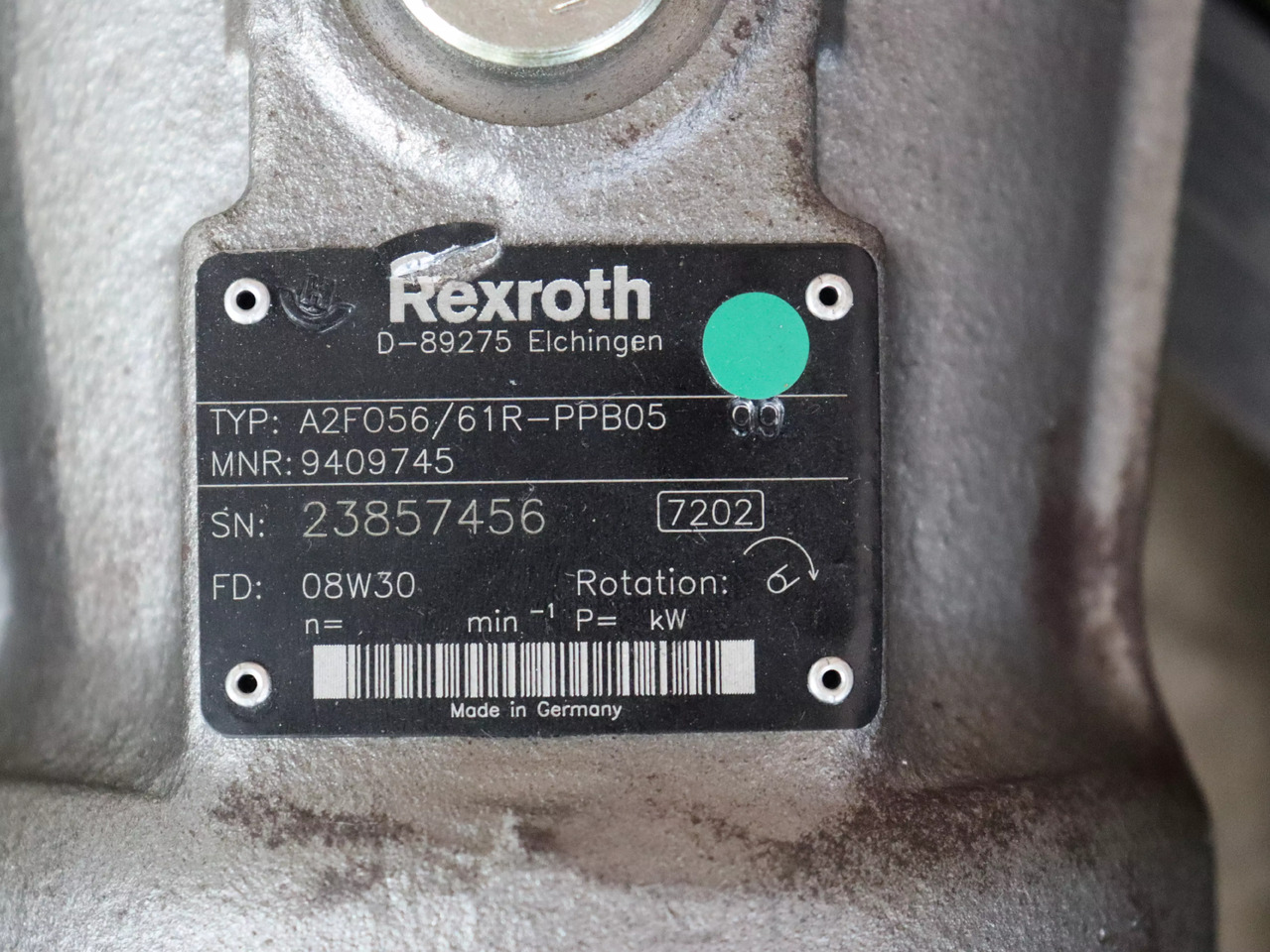 REXROTH A2FO56/61R-PPB05 - Υδραυλική αντλία για Κατασκευή μηχανήματα: φωτογραφία 3 REXROTH A2FO56/61R-PPB05 - Υδραυλική αντλία για Κατασκευή μηχανήματα: φωτογραφία 3