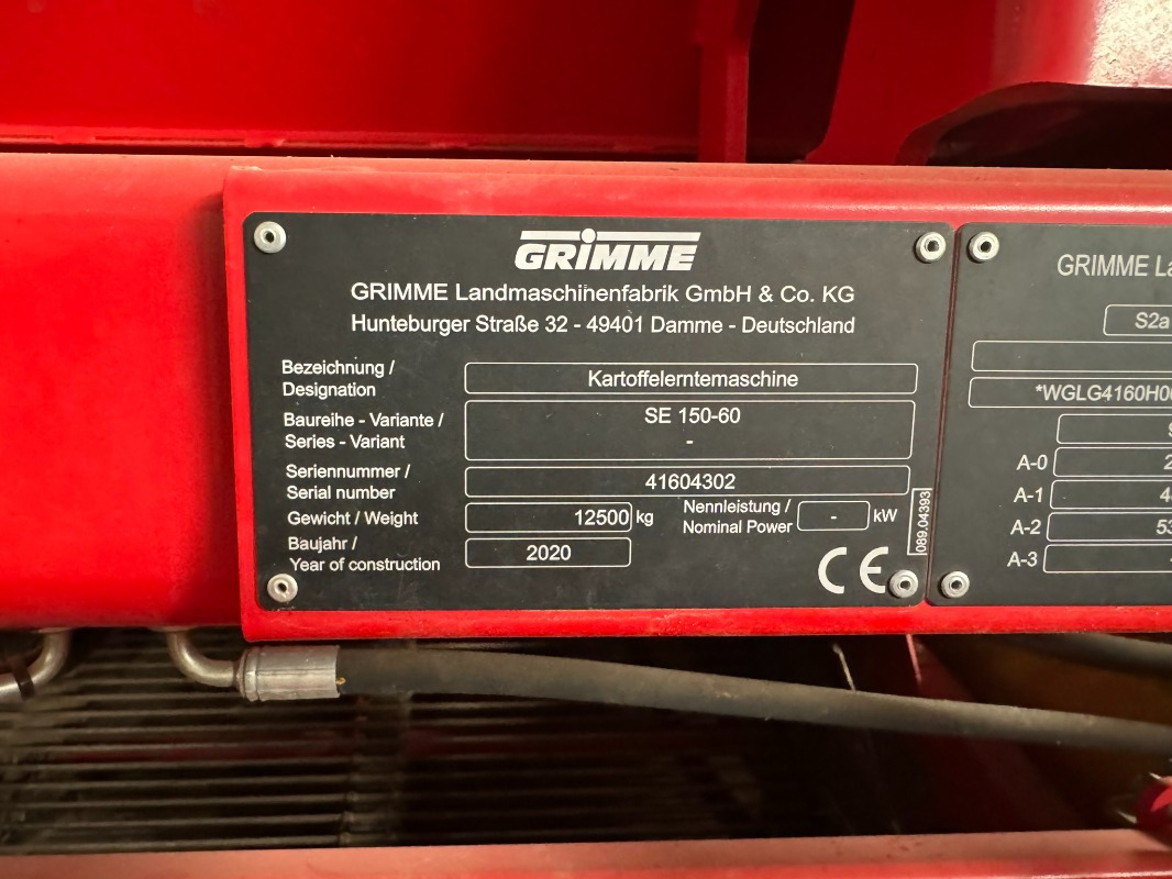 Grimme SE-150-60-UB XXL - Πατατοεξαγωγέας: φωτογραφία 2 Grimme SE-150-60-UB XXL - Πατατοεξαγωγέας: φωτογραφία 2