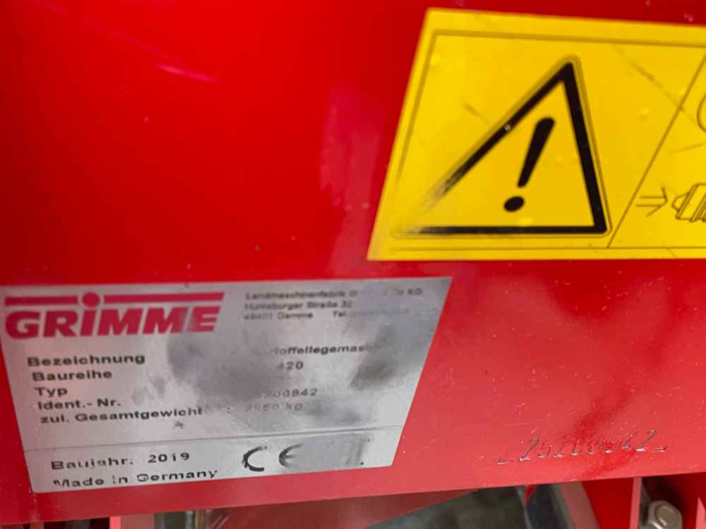 Grimme GL 420 - Μηχανή συγκομιδής: φωτογραφία 2 Grimme GL 420 - Μηχανή συγκομιδής: φωτογραφία 2