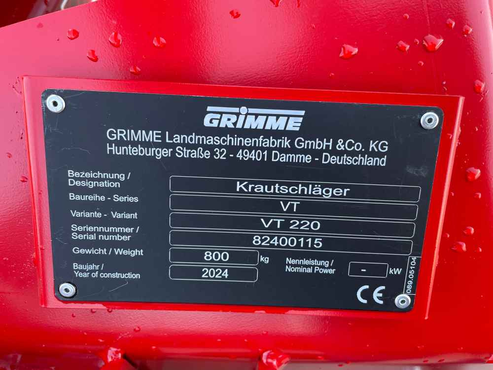 Grimme VT 220F - Μηχανής συγκομιδής σταφυλιών: φωτογραφία 2 Grimme VT 220F - Μηχανής συγκομιδής σταφυλιών: φωτογραφία 2