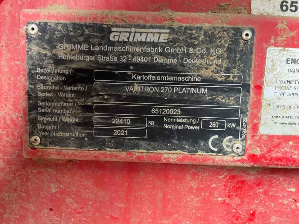 Grimme VARITRON 270 RS VARIO MULTISEP - Μηχανή συγκομιδής: φωτογραφία 4 Grimme VARITRON 270 RS VARIO MULTISEP - Μηχανή συγκομιδής: φωτογραφία 4