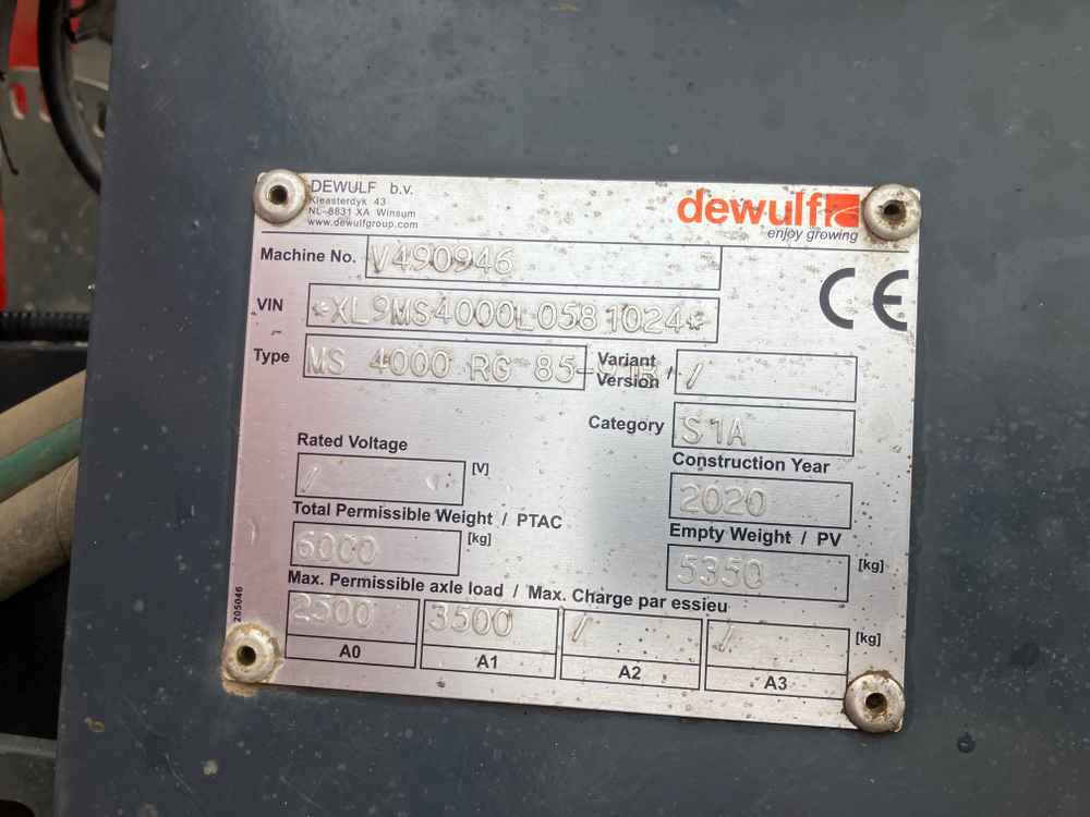 Dewulf Dewulf, MS4000, 4 Row, Trailed, Belt, Potato Planter - Μηχανή συγκομιδής: φωτογραφία 2 Dewulf Dewulf, MS4000, 4 Row, Trailed, Belt, Potato Planter - Μηχανή συγκομιδής: φωτογραφία 2