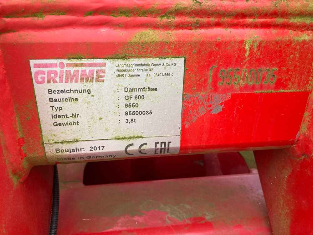 Grimme Grimme, GF600, 6 Row/3Bed Tilla, Rotovator - Μηχανή συγκομιδής: φωτογραφία 2 Grimme Grimme, GF600, 6 Row/3Bed Tilla, Rotovator - Μηχανή συγκομιδής: φωτογραφία 2