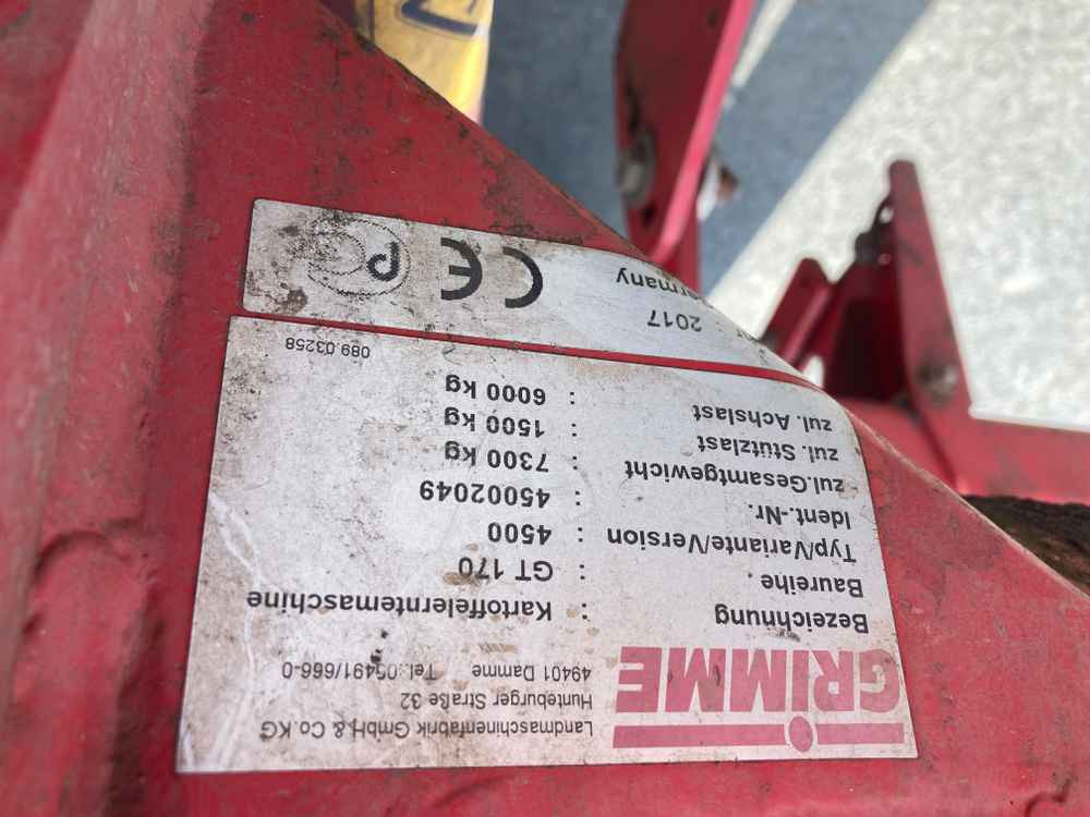 Grimme Grimme GT170S 2 Row Trailed Potato Harvester - Μηχανή συγκομιδής: φωτογραφία 2 Grimme Grimme GT170S 2 Row Trailed Potato Harvester - Μηχανή συγκομιδής: φωτογραφία 2