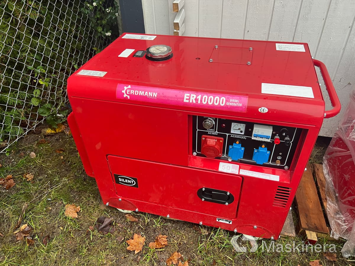 Elverk Erdmann ER10000 - Βιομηχανική γεννήτρια: φωτογραφία 1 Elverk Erdmann ER10000 - Βιομηχανική γεννήτρια: φωτογραφία 1