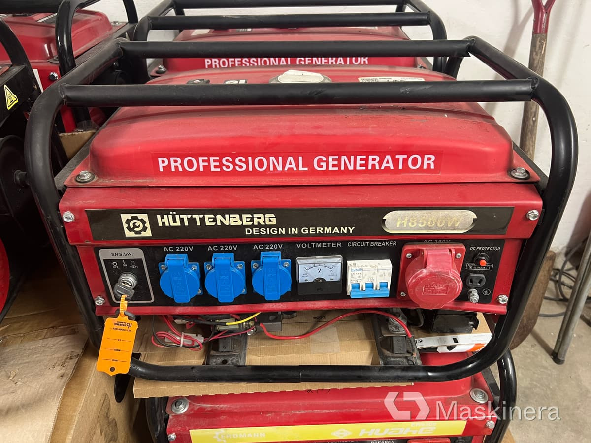 Elverk Huttenberg H8500W - Βιομηχανική γεννήτρια: φωτογραφία 1 Elverk Huttenberg H8500W - Βιομηχανική γεννήτρια: φωτογραφία 1