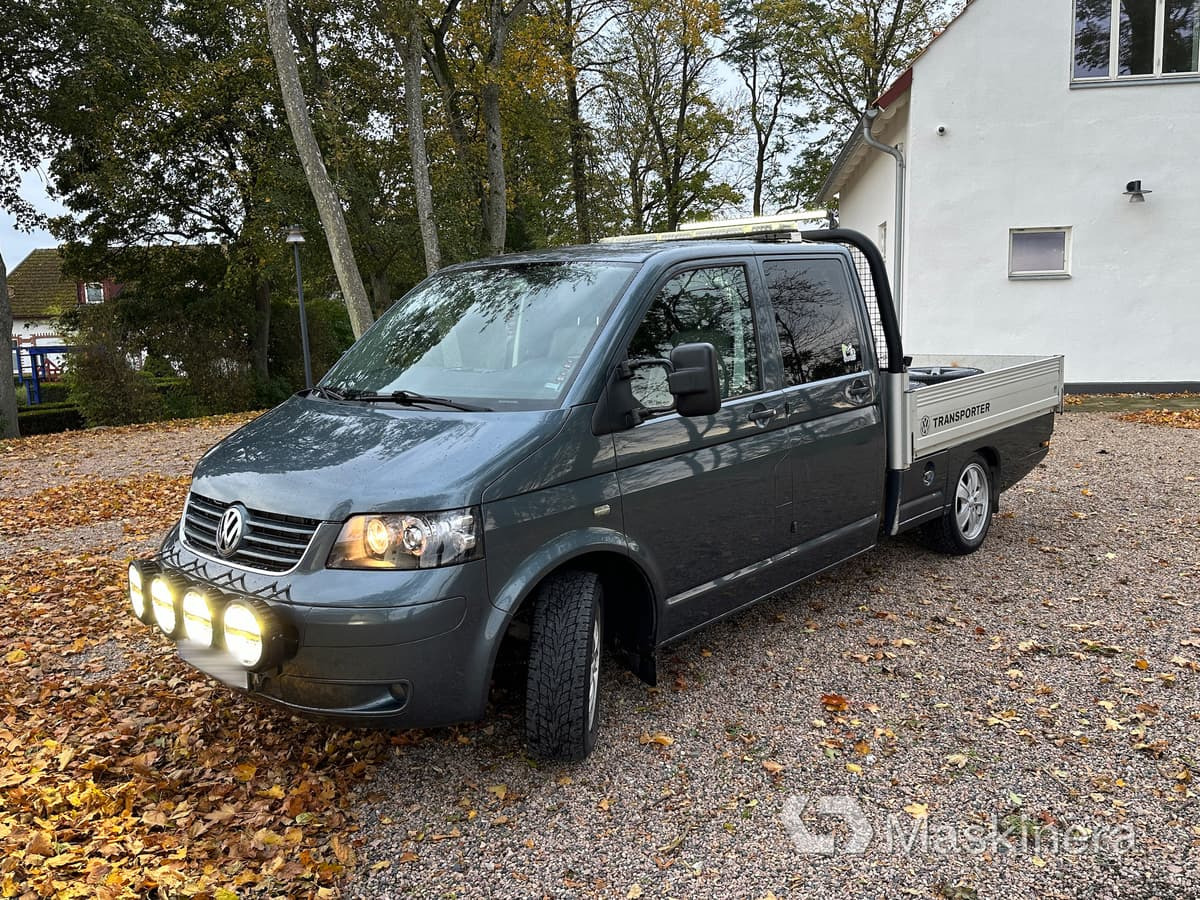 Flakbil Volkswagen Transporter dubbelhytt - Μικρό βαν: φωτογραφία 1 Flakbil Volkswagen Transporter dubbelhytt - Μικρό βαν: φωτογραφία 1