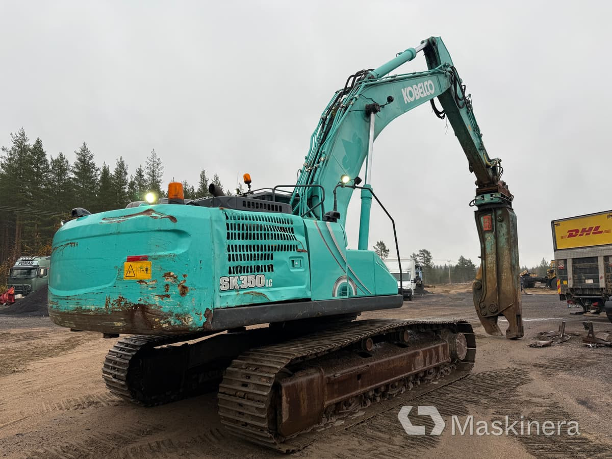 Grävmaskin Kobelco SK350LC-10 med stålsax - Ερπυστριοφόρος εκσκαφέας: φωτογραφία 5 Grävmaskin Kobelco SK350LC-10 med stålsax - Ερπυστριοφόρος εκσκαφέας: φωτογραφία 5