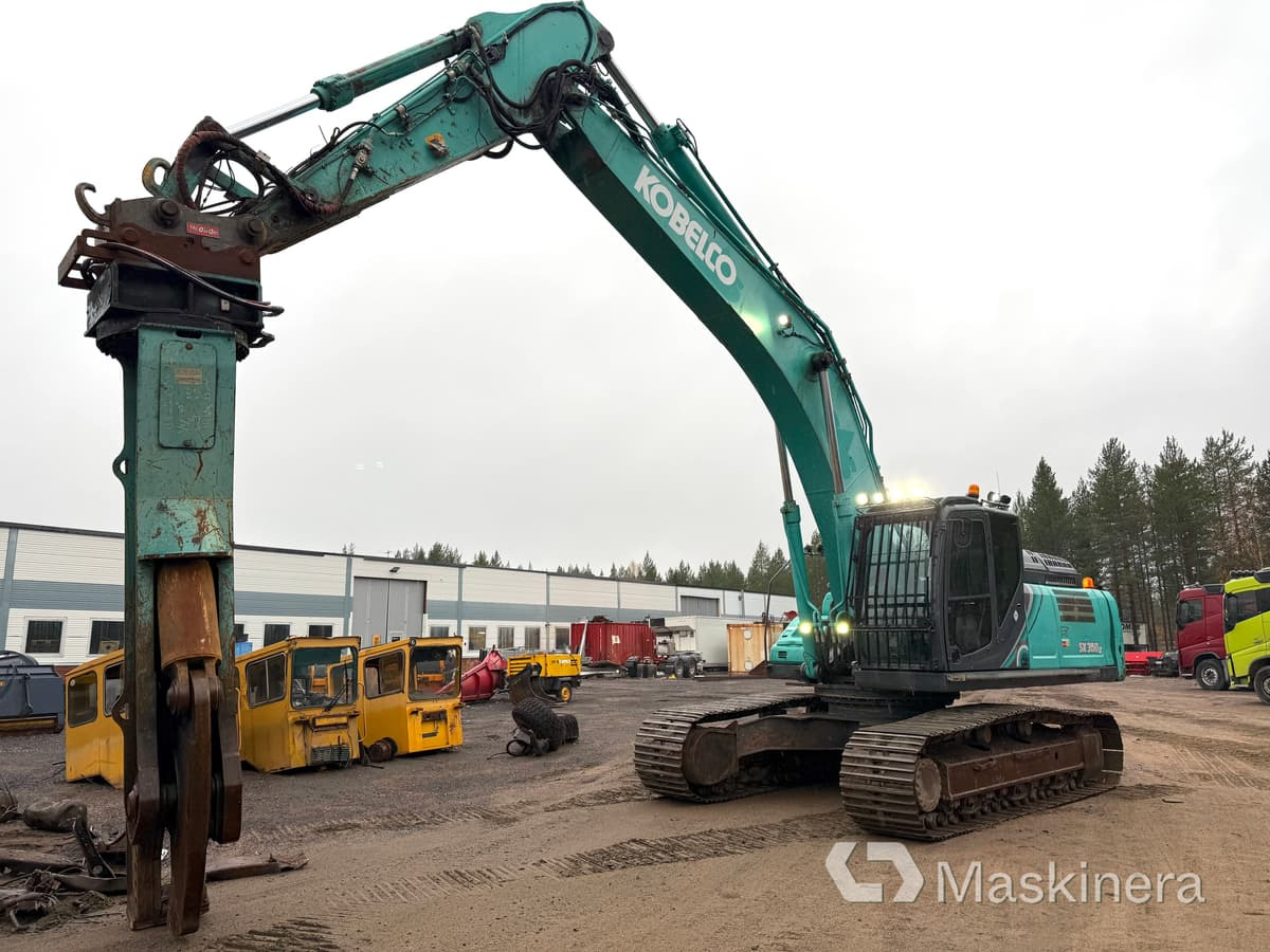Grävmaskin Kobelco SK350LC-10 med stålsax - Ερπυστριοφόρος εκσκαφέας: φωτογραφία 1 Grävmaskin Kobelco SK350LC-10 med stålsax - Ερπυστριοφόρος εκσκαφέας: φωτογραφία 1