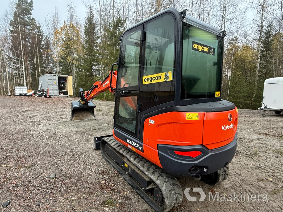 Grävmaskin Kubota KX027-4 med många redskap - Ερπυστριοφόρος εκσκαφέας: φωτογραφία 4 Grävmaskin Kubota KX027-4 med många redskap - Ερπυστριοφόρος εκσκαφέας: φωτογραφία 4