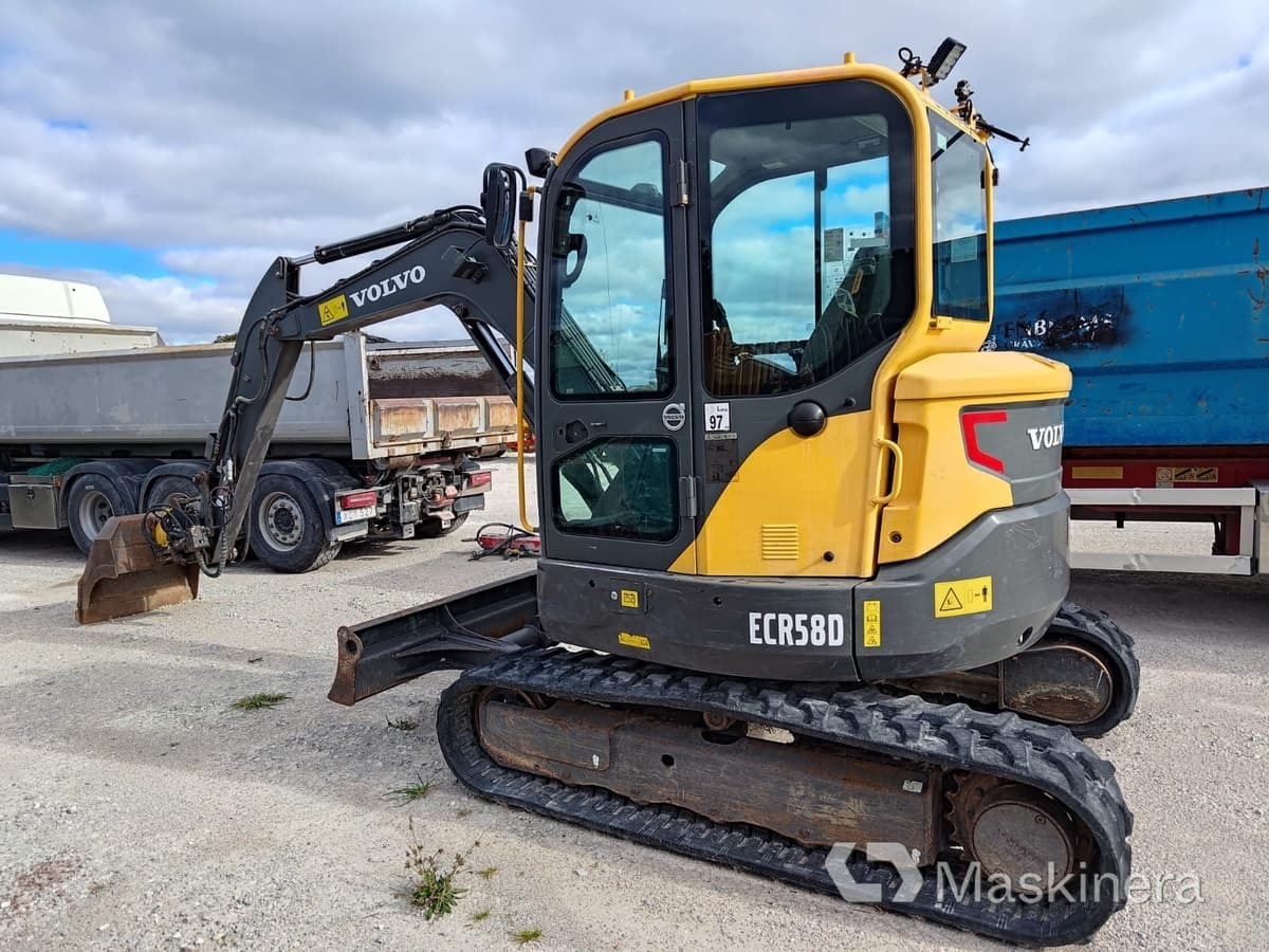 Grävmaskin Volvo ECR58D - Ερπυστριοφόρος εκσκαφέας: φωτογραφία 2 Grävmaskin Volvo ECR58D - Ερπυστριοφόρος εκσκαφέας: φωτογραφία 2
