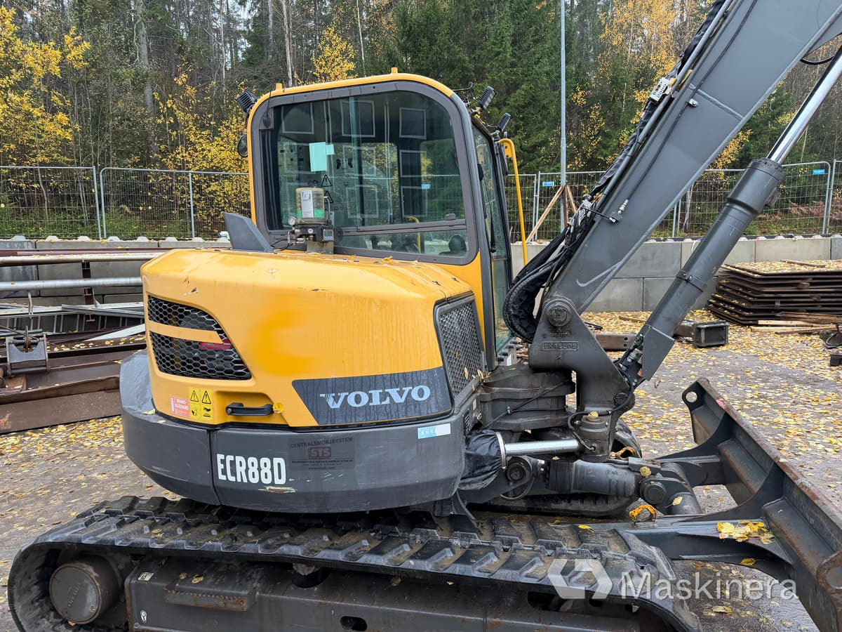 Ερπυστριοφόρος εκσκαφέας Grävmaskin Volvo ECR88D med tillbehör: φωτογραφία 24