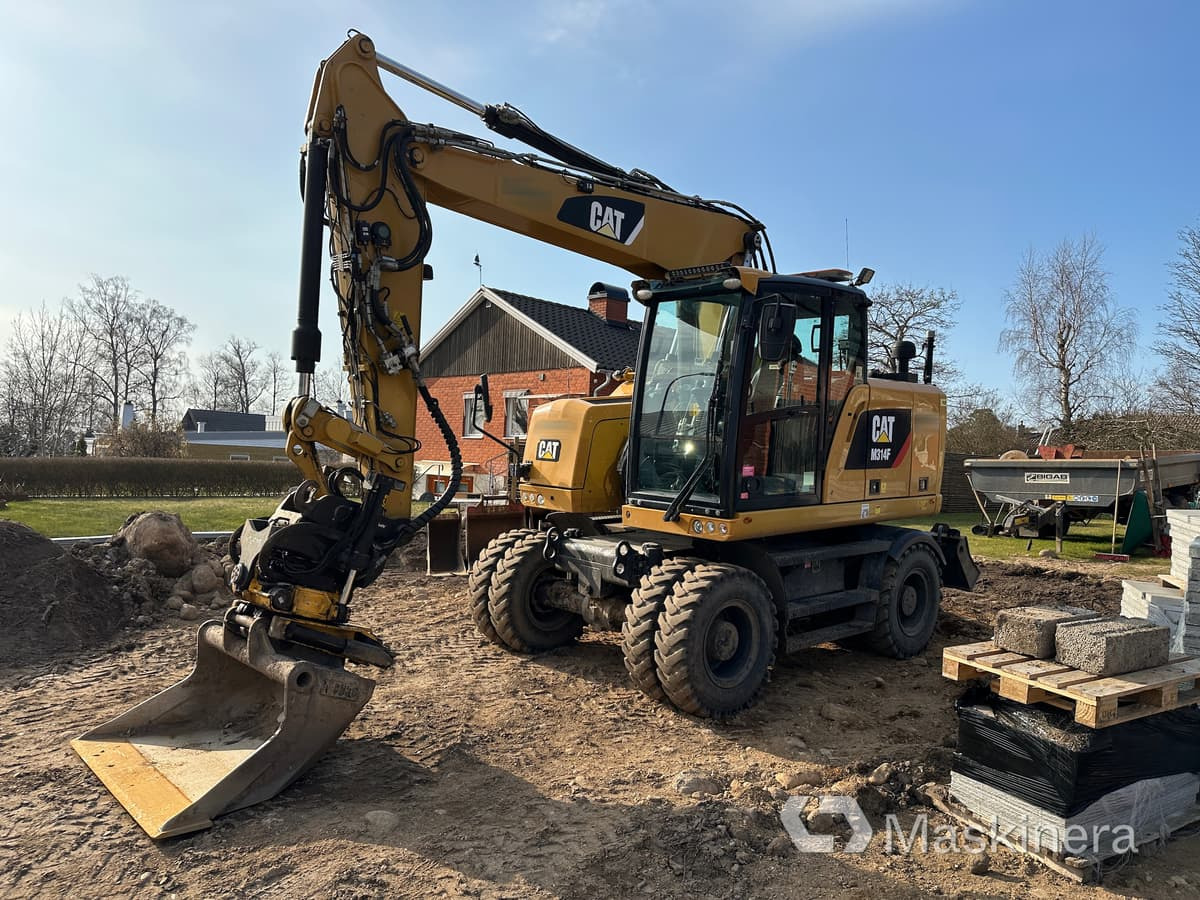 Hjulgrävare Cat M314F + redskap/vagn/grävsystem - Ερπυστριοφόρος εκσκαφέας: φωτογραφία 1 Hjulgrävare Cat M314F + redskap/vagn/grävsystem - Ερπυστριοφόρος εκσκαφέας: φωτογραφία 1