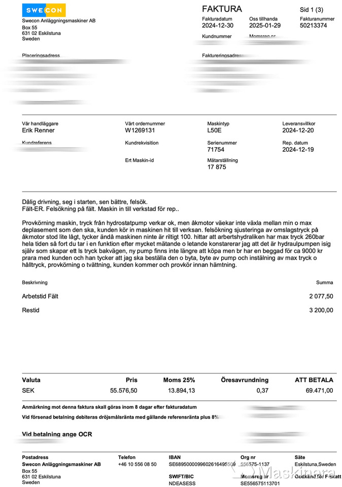 Ελαστιχοφόρος φορτωτής Hjullastare Volvo L50E med tillbehör: φωτογραφία 49