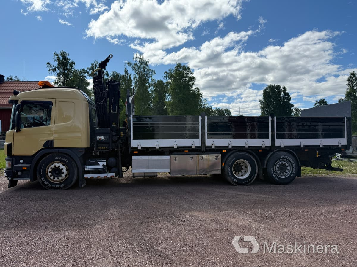 Kranbil Scania 114G - Φορτηγό με ανοιχτή καρότσα, Φορτηγό με γερανό: φωτογραφία 2 Kranbil Scania 114G - Φορτηγό με ανοιχτή καρότσα, Φορτηγό με γερανό: φωτογραφία 2