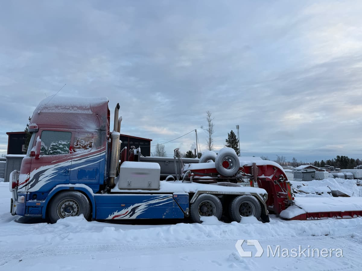 Maskintrailer Scania R144 6X4 & VM Trailer VM53-4-PNK - Τράκτορας, Επικαθήμενο με χαμηλό δάπεδο: φωτογραφία 4 Maskintrailer Scania R144 6X4 & VM Trailer VM53-4-PNK - Τράκτορας, Επικαθήμενο με χαμηλό δάπεδο: φωτογραφία 4