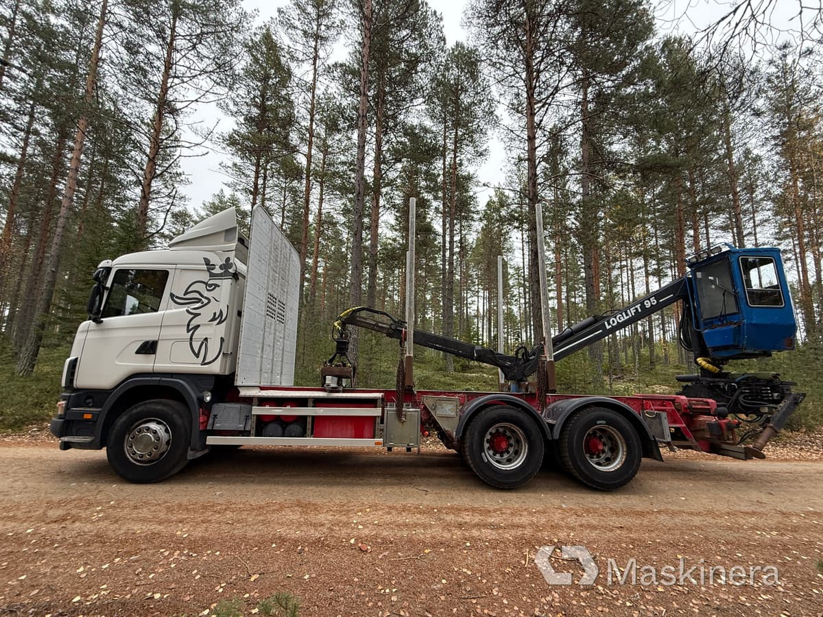 Scania R164GB6X4NA580 Timmerbil Scania R164 580 6x4 - Φορτηγό ξυλείας, Φορτηγό με γερανό: φωτογραφία 3 Scania R164GB6X4NA580 Timmerbil Scania R164 580 6x4 - Φορτηγό ξυλείας, Φορτηγό με γερανό: φωτογραφία 3
