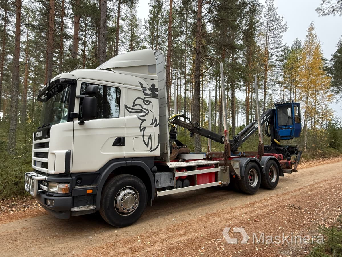 Scania R164GB6X4NA580 Timmerbil Scania R164 580 6x4 - Φορτηγό ξυλείας, Φορτηγό με γερανό: φωτογραφία 2 Scania R164GB6X4NA580 Timmerbil Scania R164 580 6x4 - Φορτηγό ξυλείας, Φορτηγό με γερανό: φωτογραφία 2