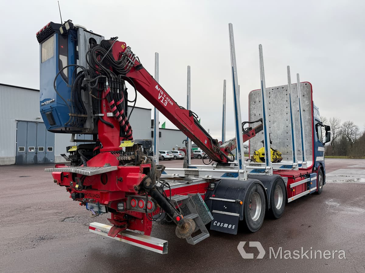 Timmerbil Scania R650B 6X4 - Φορτηγό ξυλείας, Φορτηγό με γερανό: φωτογραφία 5 Timmerbil Scania R650B 6X4 - Φορτηγό ξυλείας, Φορτηγό με γερανό: φωτογραφία 5