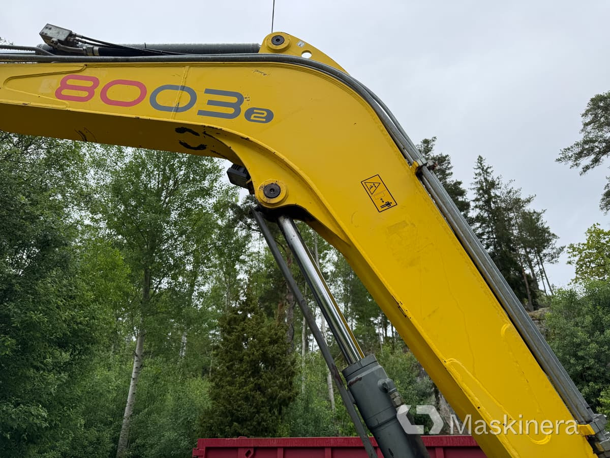 Ερπυστριοφόρος εκσκαφέας Wacker Neuson 8003-2 Grävmaskin Wacker Neuson 8003 RD: φωτογραφία 25