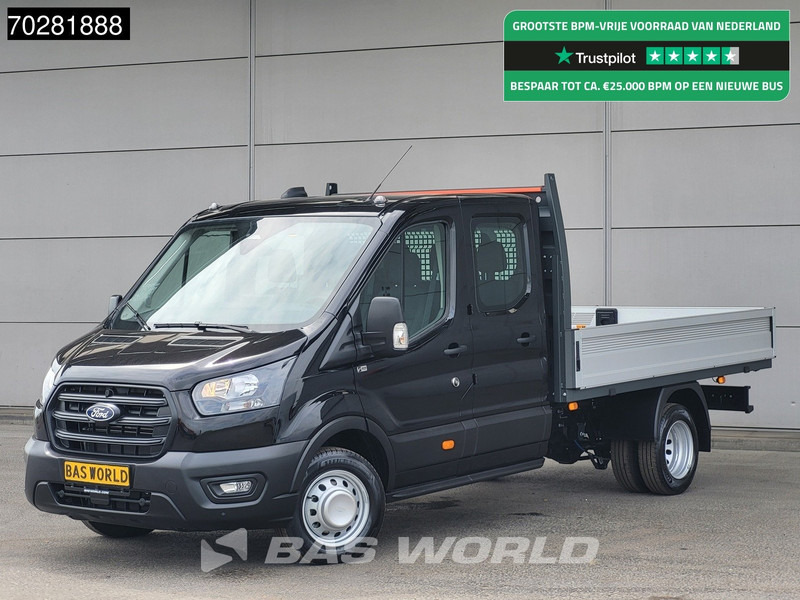 Ford Transit 170pk Automaat Dubbel Cabine 3500kg Trekhaak Open Laadbak Pritsche SYNC4 scherm CarPlay Camera Airco Trekhaak Cruise control - Μικρό φορτηγό με καρότσα: φωτογραφία 1 Ford Transit 170pk Automaat Dubbel Cabine 3500kg Trekhaak Open Laadbak Pritsche SYNC4 scherm CarPlay Camera Airco Trekhaak Cruise control - Μικρό φορτηγό με καρότσα: φωτογραφία 1