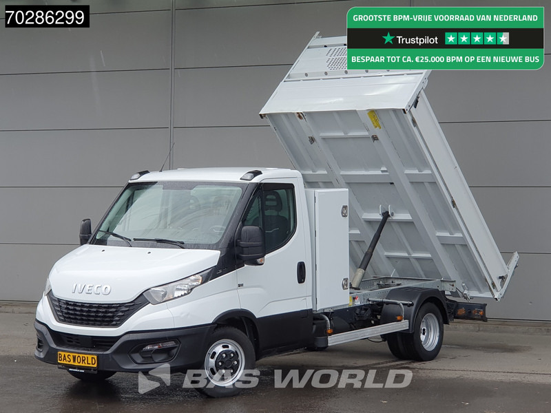 Iveco Daily 35C14 Open Laadbak met Kist Dubbellucht 3,5t Trekhaak Airco Cruise Euro6 Pritsche Pickup Open Box 2m3 Airco Trekhaak Cruise cont - Μικρό φορτηγό με καρότσα: φωτογραφία 1 Iveco Daily 35C14 Open Laadbak met Kist Dubbellucht 3,5t Trekhaak Airco Cruise Euro6 Pritsche Pickup Open Box 2m3 Airco Trekhaak Cruise cont - Μικρό φορτηγό με καρότσα: φωτογραφία 1