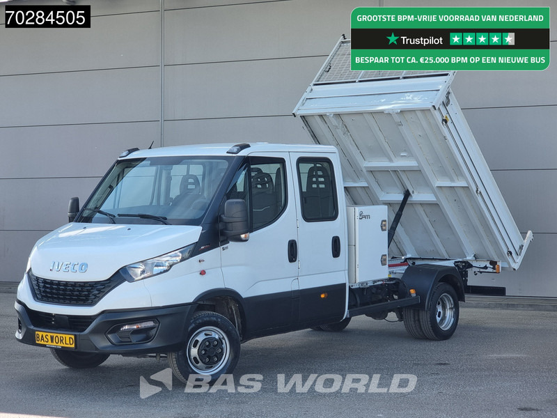 Iveco Daily 35C16 3.0L Kipper met Kist Dubbel Cabine Dubbellucht 3,5t Trekhaak Airco Cruise Euro6 Kieper Tipper Benne Airco Dubbel cabine Tr - Μικρό φορτηγό με καρότσα: φωτογραφία 1 Iveco Daily 35C16 3.0L Kipper met Kist Dubbel Cabine Dubbellucht 3,5t Trekhaak Airco Cruise Euro6 Kieper Tipper Benne Airco Dubbel cabine Tr - Μικρό φορτηγό με καρότσα: φωτογραφία 1