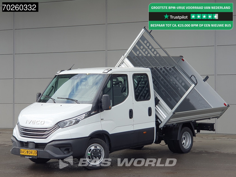 Iveco Daily 35C21 3-Zijdige Kipper Dubbel Cabine 210PK 3.0L Dubbellucht 3,5t Trekhaak ACC Airco LED Camera CarPlay Euro6 Tipper Benne Kieper - Όχημα με ανατρεπομενη καροτσα: φωτογραφία 1 Iveco Daily 35C21 3-Zijdige Kipper Dubbel Cabine 210PK 3.0L Dubbellucht 3,5t Trekhaak ACC Airco LED Camera CarPlay Euro6 Tipper Benne Kieper - Όχημα με ανατρεπομενη καροτσα: φωτογραφία 1