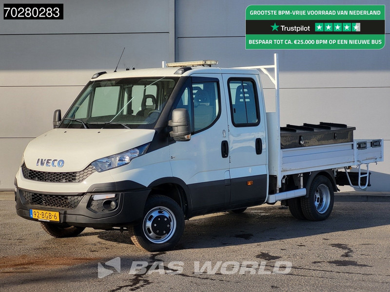 Iveco Daily 50C17 3,0L Automaat 170PK HIAB 017T-2 DC Open laadbak Dubbellucht Airco Euro6 Pickup Crane Kraanwagen Kranwagen Pritsche Airco D - Μικρό φορτηγό με καρότσα: φωτογραφία 1 Iveco Daily 50C17 3,0L Automaat 170PK HIAB 017T-2 DC Open laadbak Dubbellucht Airco Euro6 Pickup Crane Kraanwagen Kranwagen Pritsche Airco D - Μικρό φορτηγό με καρότσα: φωτογραφία 1