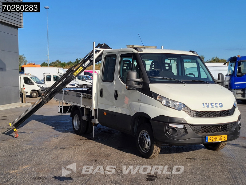 Iveco Daily 50C17 3,0L Automaat 170PK HIAB 017T-2 DC Open laadbak Dubbellucht Airco Euro6 Pickup Crane Kraanwagen Kranwagen Pritsche Airco D - Μικρό φορτηγό με καρότσα: φωτογραφία 2 Iveco Daily 50C17 3,0L Automaat 170PK HIAB 017T-2 DC Open laadbak Dubbellucht Airco Euro6 Pickup Crane Kraanwagen Kranwagen Pritsche Airco D - Μικρό φορτηγό με καρότσα: φωτογραφία 2