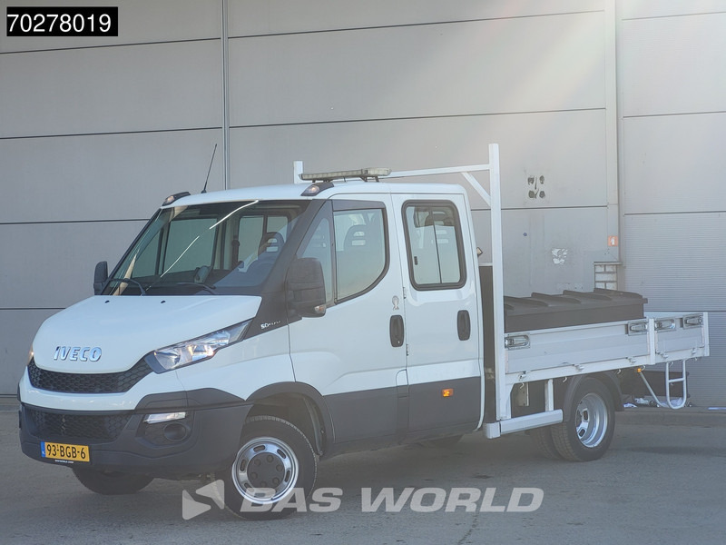 Iveco Daily 50C17 3.0L Automaat DC Open laadbak Kraan Hiab 017T-2 Airco APK 10-2025 Pickup Crane Kraanwagen Pritsche Airco Dubbel cabine - Μικρό φορτηγό με καρότσα: φωτογραφία 5 Iveco Daily 50C17 3.0L Automaat DC Open laadbak Kraan Hiab 017T-2 Airco APK 10-2025 Pickup Crane Kraanwagen Pritsche Airco Dubbel cabine - Μικρό φορτηγό με καρότσα: φωτογραφία 5