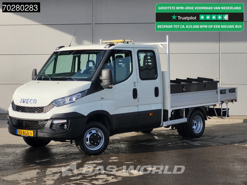 Iveco Daily 50C17 3,0L Automaat HIAB 017T-2 DC Open laadbak Dubbellucht Airco Euro6 Pickup Crane Kraanwagen Pritsche Airco Dubbel cabine - Μικρό φορτηγό με καρότσα: φωτογραφία 1 Iveco Daily 50C17 3,0L Automaat HIAB 017T-2 DC Open laadbak Dubbellucht Airco Euro6 Pickup Crane Kraanwagen Pritsche Airco Dubbel cabine - Μικρό φορτηγό με καρότσα: φωτογραφία 1