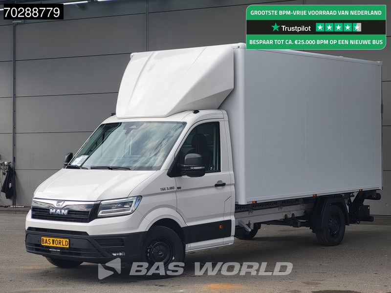 MAN TGE 3.180 Automaat Laadklep Bakwagen 2025 Facelift Navi LED Airco Cruise Euro6 Meubelbak Koffer 21m3 Airco Cruise control - Επαγγελματικό αυτοκίνητο κόφα: φωτογραφία 1 MAN TGE 3.180 Automaat Laadklep Bakwagen 2025 Facelift Navi LED Airco Cruise Euro6 Meubelbak Koffer 21m3 Airco Cruise control - Επαγγελματικό αυτοκίνητο κόφα: φωτογραφία 1