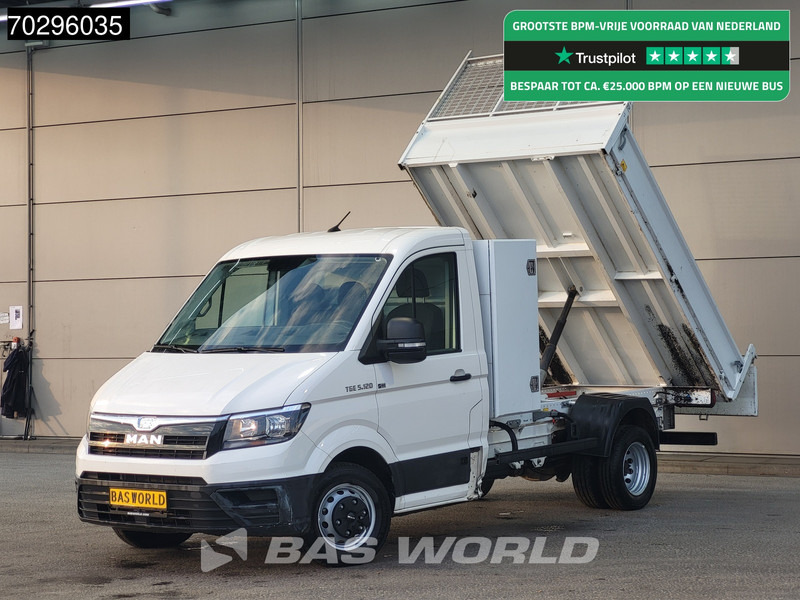 MAN TGE 5.120 Kipper met Kist Dubbellucht 3,5t Trekhaak Navi Airco Cruise Camera Euro6 Kieper Tipper Benne Airco Trekhaak Cruise control - Όχημα με ανατρεπομενη καροτσα: φωτογραφία 1 MAN TGE 5.120 Kipper met Kist Dubbellucht 3,5t Trekhaak Navi Airco Cruise Camera Euro6 Kieper Tipper Benne Airco Trekhaak Cruise control - Όχημα με ανατρεπομενη καροτσα: φωτογραφία 1
