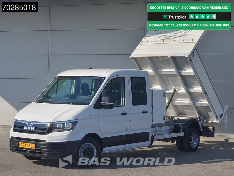 MAN TGE 5.120 Open Laadbak met Kist Dubbel Cabine Dubbellucht 3,5t Trekhaak Navi Airco Cruise Camera Euro6 Pritsche Pickup Open Box 2m3 Airco - Μικρό φορτηγό με καρότσα: φωτογραφία 1 MAN TGE 5.120 Open Laadbak met Kist Dubbel Cabine Dubbellucht 3,5t Trekhaak Navi Airco Cruise Camera Euro6 Pritsche Pickup Open Box 2m3 Airco - Μικρό φορτηγό με καρότσα: φωτογραφία 1