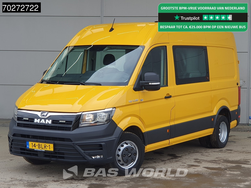 MAN TGE 5.180 Automaat Dubbel Cabine Dubbellucht Werkplaatsinrichting Trekhaak Omvormer Camera Parkeersensoren Airco Cruise L2H2 8m3 Airco Dub - Βαν: φωτογραφία 1 MAN TGE 5.180 Automaat Dubbel Cabine Dubbellucht Werkplaatsinrichting Trekhaak Omvormer Camera Parkeersensoren Airco Cruise L2H2 8m3 Airco Dub - Βαν: φωτογραφία 1