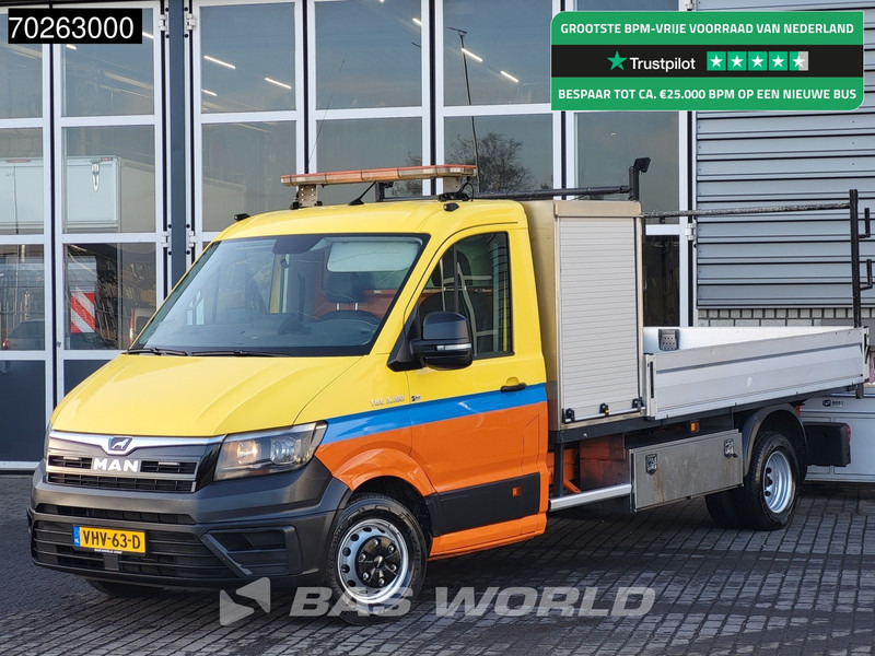 MAN TGE 5.180 Open laadbak Dubbellucht Trekhaak Airco Cruise Pickup Pritsche 3.180 Airco Trekhaak Cruise control - Μικρό φορτηγό με καρότσα: φωτογραφία 1 MAN TGE 5.180 Open laadbak Dubbellucht Trekhaak Airco Cruise Pickup Pritsche 3.180 Airco Trekhaak Cruise control - Μικρό φορτηγό με καρότσα: φωτογραφία 1