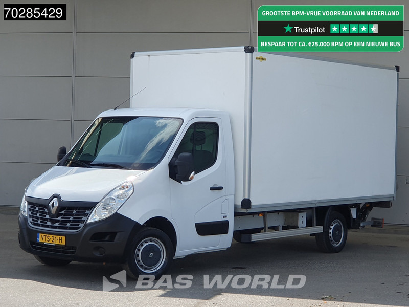 Renault Master 130pk Laadklep Bakwagen Airco Euro6 Meubelbak Koffer 21m3 Airco - Επαγγελματικό αυτοκίνητο κόφα: φωτογραφία 1 Renault Master 130pk Laadklep Bakwagen Airco Euro6 Meubelbak Koffer 21m3 Airco - Επαγγελματικό αυτοκίνητο κόφα: φωτογραφία 1