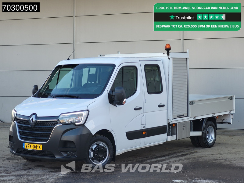 Renault Master 145PK Open Laadbak Dubbel Cabine Dubbellucht LED Airco Cruise Euro6 Pritsche Pickup Open Box Airco Trekhaak Cruise control - Μικρό φορτηγό με καρότσα: φωτογραφία 1 Renault Master 145PK Open Laadbak Dubbel Cabine Dubbellucht LED Airco Cruise Euro6 Pritsche Pickup Open Box Airco Trekhaak Cruise control - Μικρό φορτηγό με καρότσα: φωτογραφία 1