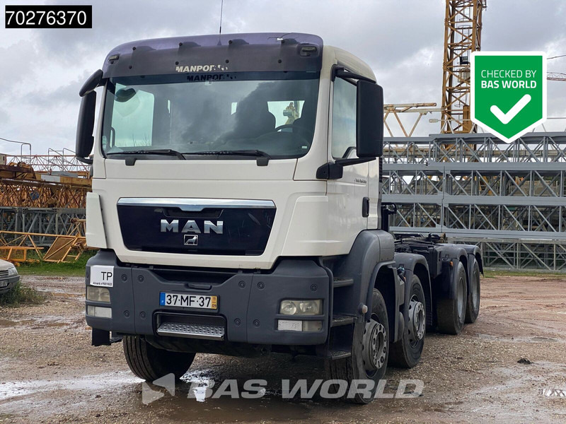 MAN TGS 35.400 8X4 Manual Retarder Big-Axle Steelsuspension Euro 5 - Φορτηγό φόρτωσης γάντζου: φωτογραφία 1 MAN TGS 35.400 8X4 Manual Retarder Big-Axle Steelsuspension Euro 5 - Φορτηγό φόρτωσης γάντζου: φωτογραφία 1