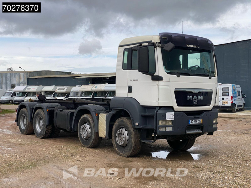 MAN TGS 35.400 8X4 Manual Retarder Big-Axle Steelsuspension Euro 5 - Φορτηγό φόρτωσης γάντζου: φωτογραφία 3 MAN TGS 35.400 8X4 Manual Retarder Big-Axle Steelsuspension Euro 5 - Φορτηγό φόρτωσης γάντζου: φωτογραφία 3