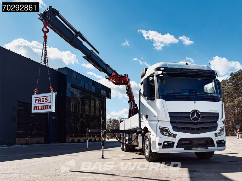Mercedes-Benz Actros 2651 Actros 6X4 Fassi F486 Led Navi Euro 6 - Φορτηγό με ανοιχτή καρότσα, Φορτηγό με γερανό: φωτογραφία 3 Mercedes-Benz Actros 2651 Actros 6X4 Fassi F486 Led Navi Euro 6 - Φορτηγό με ανοιχτή καρότσα, Φορτηγό με γερανό: φωτογραφία 3