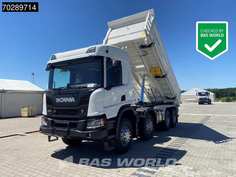Scania P420 8X4 NEW! 13,5m3 3-way tipper Hardox450 Steel Steelsuspension Euro 6 - Φορτηγό ανατρεπόμενο: φωτογραφία 1 Scania P420 8X4 NEW! 13,5m3 3-way tipper Hardox450 Steel Steelsuspension Euro 6 - Φορτηγό ανατρεπόμενο: φωτογραφία 1