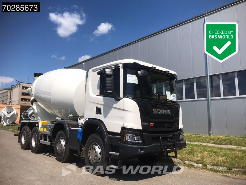 Scania P420 XT 8X4 NEW! 10m3 FML Mixer Automatic Steel suspension Big-Axle Euro 6 - Μπετονιέρα φορτηγό: φωτογραφία 1 Scania P420 XT 8X4 NEW! 10m3 FML Mixer Automatic Steel suspension Big-Axle Euro 6 - Μπετονιέρα φορτηγό: φωτογραφία 1