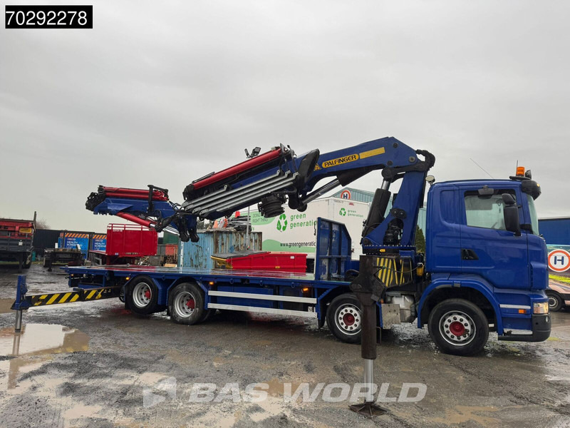 Scania R420 8X2 Palfinger PK100002 Crane Kran + PJ170 JIB Lift Axle Euro 4 - Φορτηγό με ανοιχτή καρότσα, Φορτηγό με γερανό: φωτογραφία 3 Scania R420 8X2 Palfinger PK100002 Crane Kran + PJ170 JIB Lift Axle Euro 4 - Φορτηγό με ανοιχτή καρότσα, Φορτηγό με γερανό: φωτογραφία 3