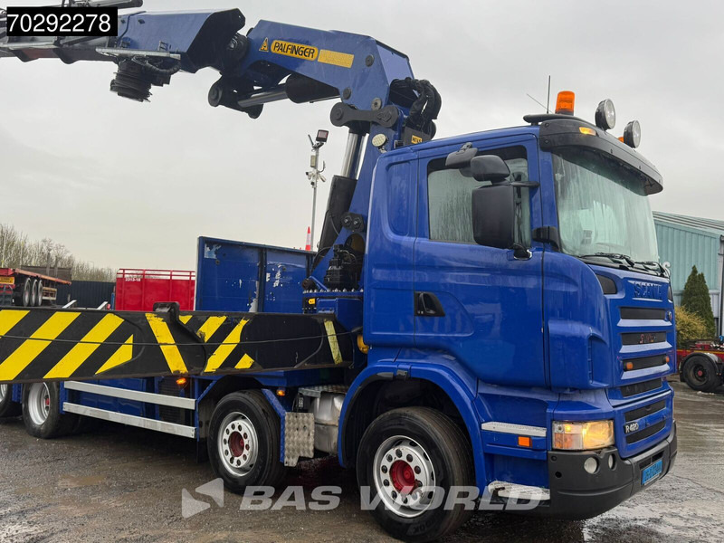 Scania R420 8X2 Palfinger PK100002 Crane Kran + PJ170 JIB Lift Axle Euro 4 - Φορτηγό με ανοιχτή καρότσα, Φορτηγό με γερανό: φωτογραφία 5 Scania R420 8X2 Palfinger PK100002 Crane Kran + PJ170 JIB Lift Axle Euro 4 - Φορτηγό με ανοιχτή καρότσα, Φορτηγό με γερανό: φωτογραφία 5